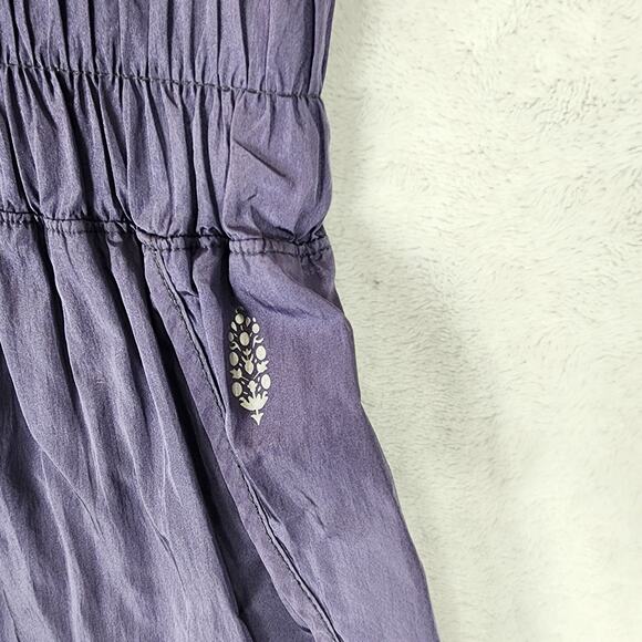 Free People Movement The Way Home Shorts Women L Purple Athletic High Rise - Picture 3 of 10